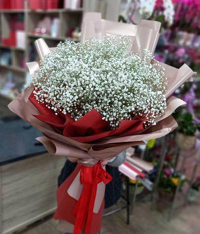 Букет цветов из: Гипсофила в Багратионовске