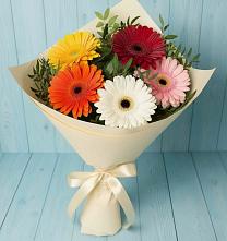 Букет цветов из:  Герберы в Багратионовске