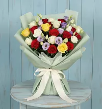 Букет цветов из:  Розы #REPLACE_PRED# Багратионовске