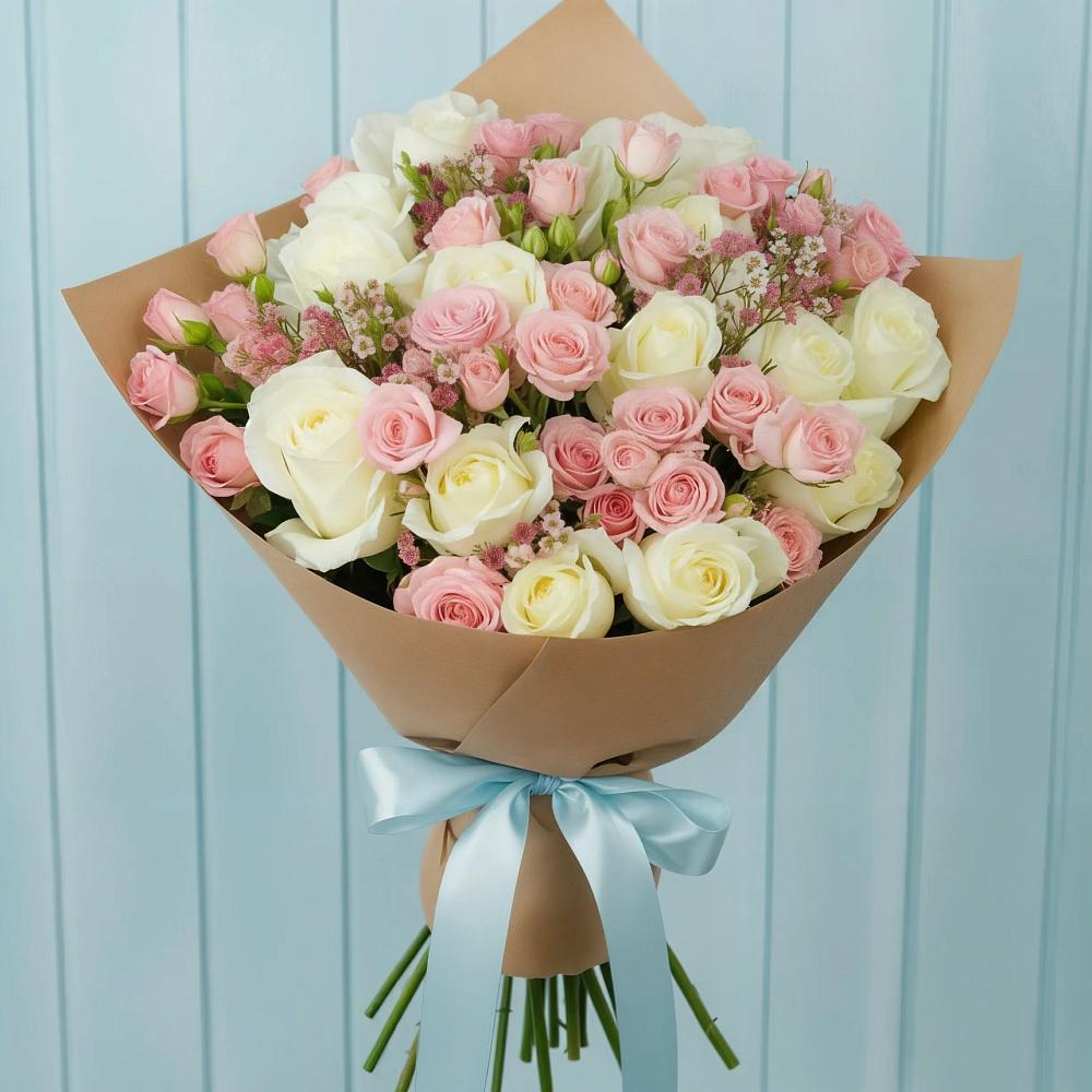 Букет цветов из: Розы в Багратионовске