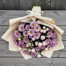 Букет цветов из:  Розы и Хризантемы в Багратионовске