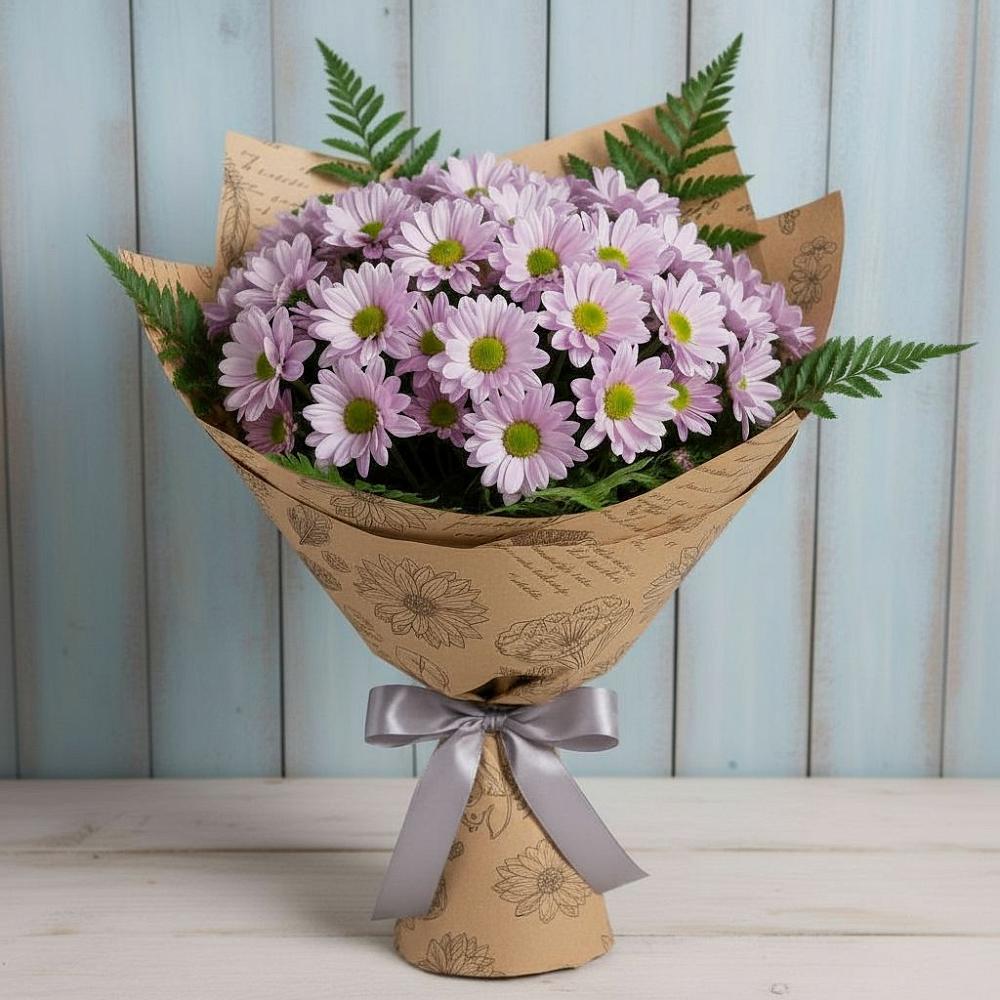 Букет цветов из: Хризантемы в Багратионовске