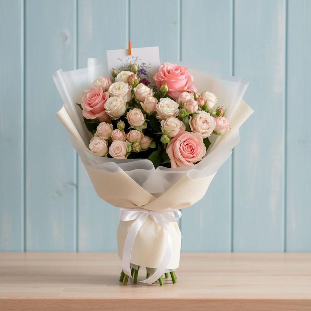 Букет цветов из: Розы в Багратионовске