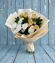 Букет цветов из:  Розы и Хризантемы в Багратионовске