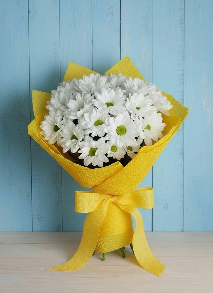 Букет цветов из: Хризантемы в Багратионовске