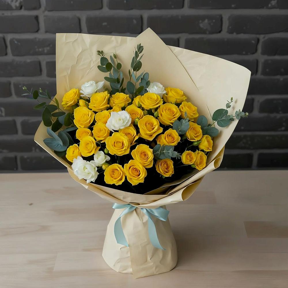 Букет цветов из: Розы в Багратионовске