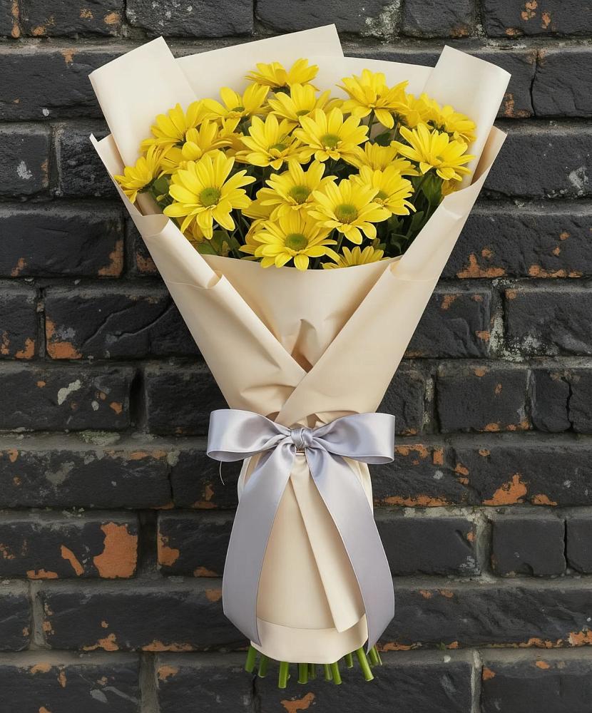 Букет цветов из: Хризантемы в Багратионовске