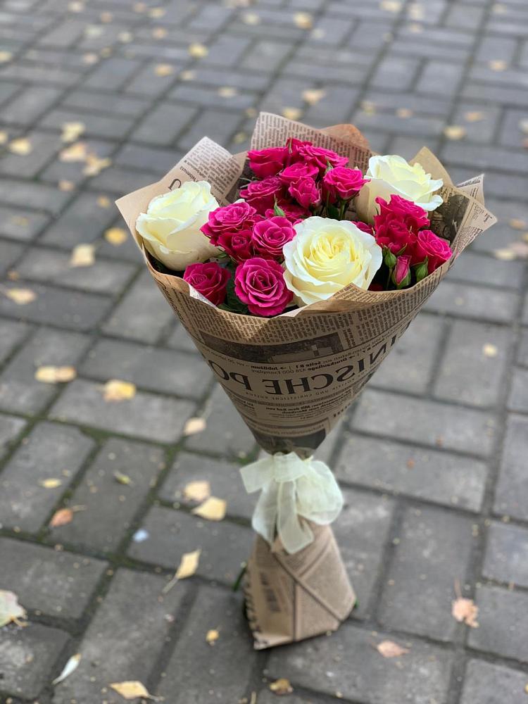 Букет цветов из: Розы в Багратионовске