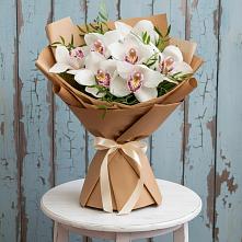 Букет цветов из:  Орхидеи и Розы в Багратионовске