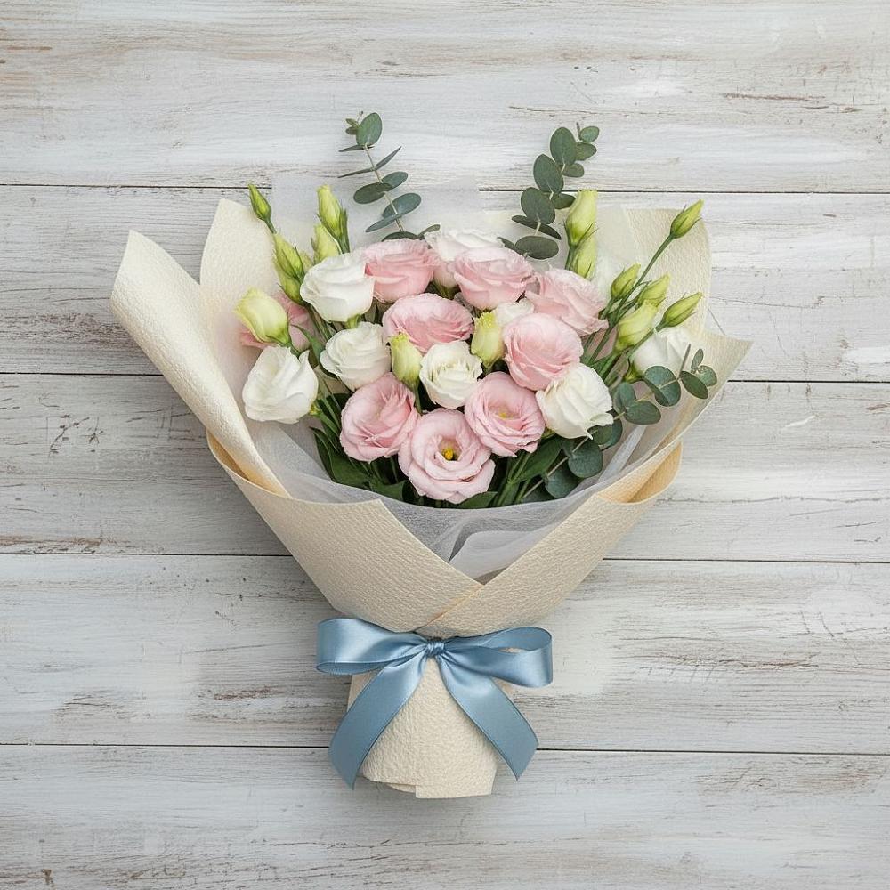 Букет цветов из: Лизиантусы в Багратионовске